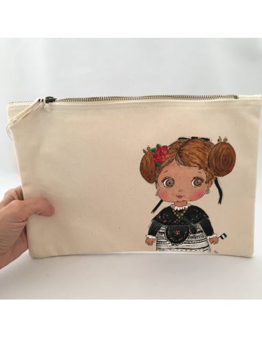 Bolsa Tela  Tela pintada a mano, Bolsos de tela, Regalos